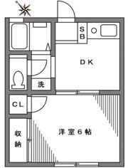 シティーホームズ1の間取り画像