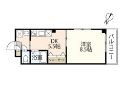 アスリート・リヨービルの間取り画像