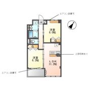 カサブランカの間取り画像