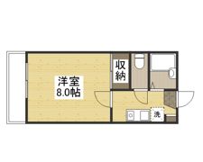 デュエル総社Cの間取り画像