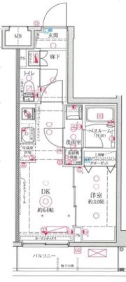 クレヴィスタ武蔵中原Ⅱの間取り画像