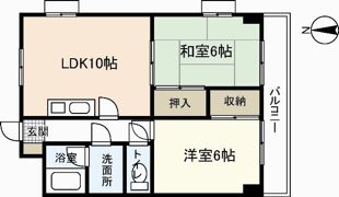 グリーンハイツ西原の間取り画像