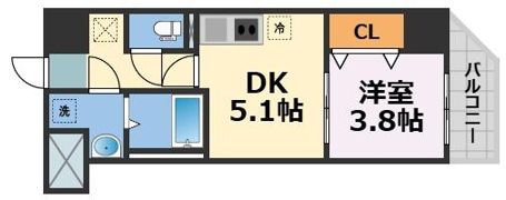 ARCA九条の間取り画像