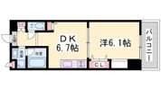 プレジール三ノ宮Ⅱの間取り画像