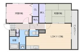 レジデンス中島の間取り画像