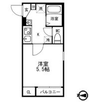 メゾン・ド・ソレイユ大島の間取り画像