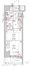 クレイシアIDZ王子フォレストヒルズの間取り画像