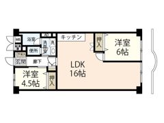 日商岩井光町ハイツ（304）の間取り画像
