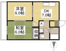 アソシエ南輝の間取り画像