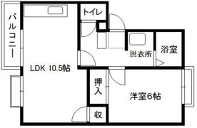 フロム井尻の間取り画像