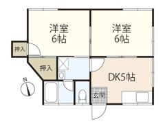 松坂荘の間取り画像