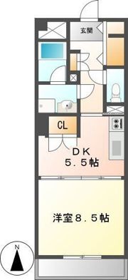 フィオレンテ本山の間取り画像
