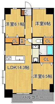 TGボナール浅川台A棟の間取り画像