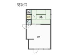 昌美荘の間取り画像
