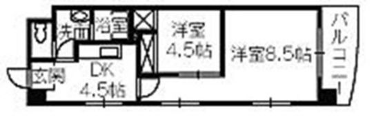 ツインハウス松中の間取り画像