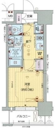 プレサンス新大阪コアシティの間取り画像