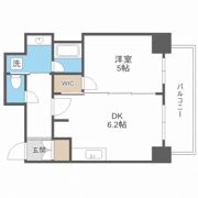 エステムコート北堀江Ⅱの間取り画像