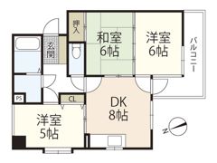 カザルスコートの間取り画像