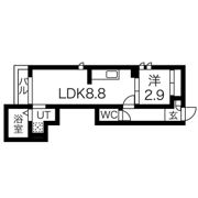 GRANDTIC LUKE瓢箪山の間取り画像