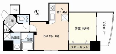 ラブリエ舟入中町の間取り画像