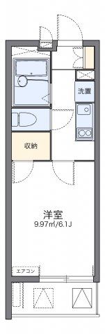 レオパレス梅北フィオーレの間取り画像