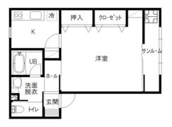 ウエストリバーの間取り画像