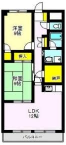 ベルテ中居の間取り画像