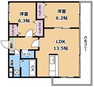 リバーサイドヒルズの間取り画像