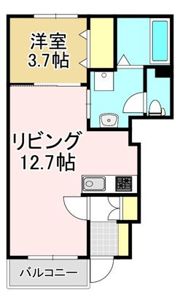 ラフォーレあおいA棟の間取り画像