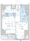 GENOVIA文京千駄木の間取り画像