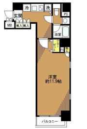 パークウェル市ヶ谷の間取り画像