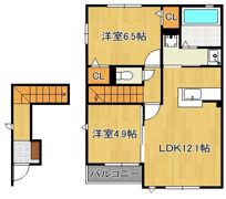 パストラル沼2の間取り画像