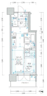 クリオ横浜ザ・グランの間取り画像