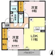 ソレイユ千田 D棟の間取り画像
