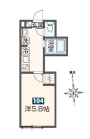 MELDIA星川の間取り画像