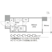 エステムコート大阪WESTⅡの間取り画像