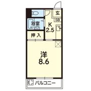 シャトレ渡鹿の間取り画像