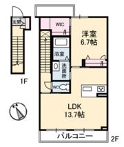 カーサ大町Ⅱの間取り画像