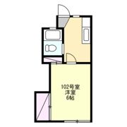 太尾ハイツの間取り画像