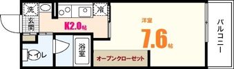 ポルトボヌール山本の間取り画像