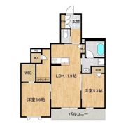 ニッシン（シャーメゾン）の間取り画像