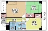 グランデージハヤミの間取り画像