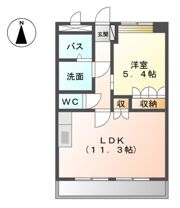 パシフィック フィールドの間取り画像
