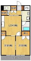マンションつつみの間取り画像