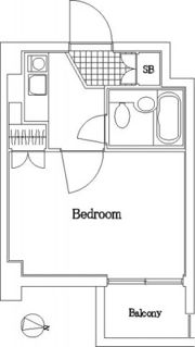 ベルメゾン二子の間取り画像