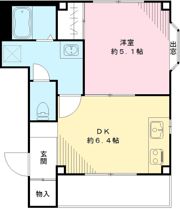 カースル三ノ輪B棟の間取り画像