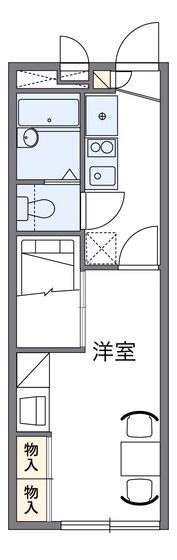 レオパレス長楽寺の間取り画像