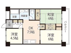 グランドハイツ山根の間取り画像