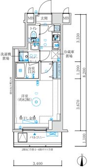 MAXIV練馬TREの間取り画像
