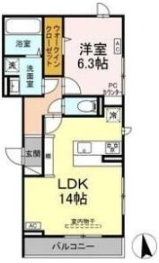 ムルティー今池南の間取り画像